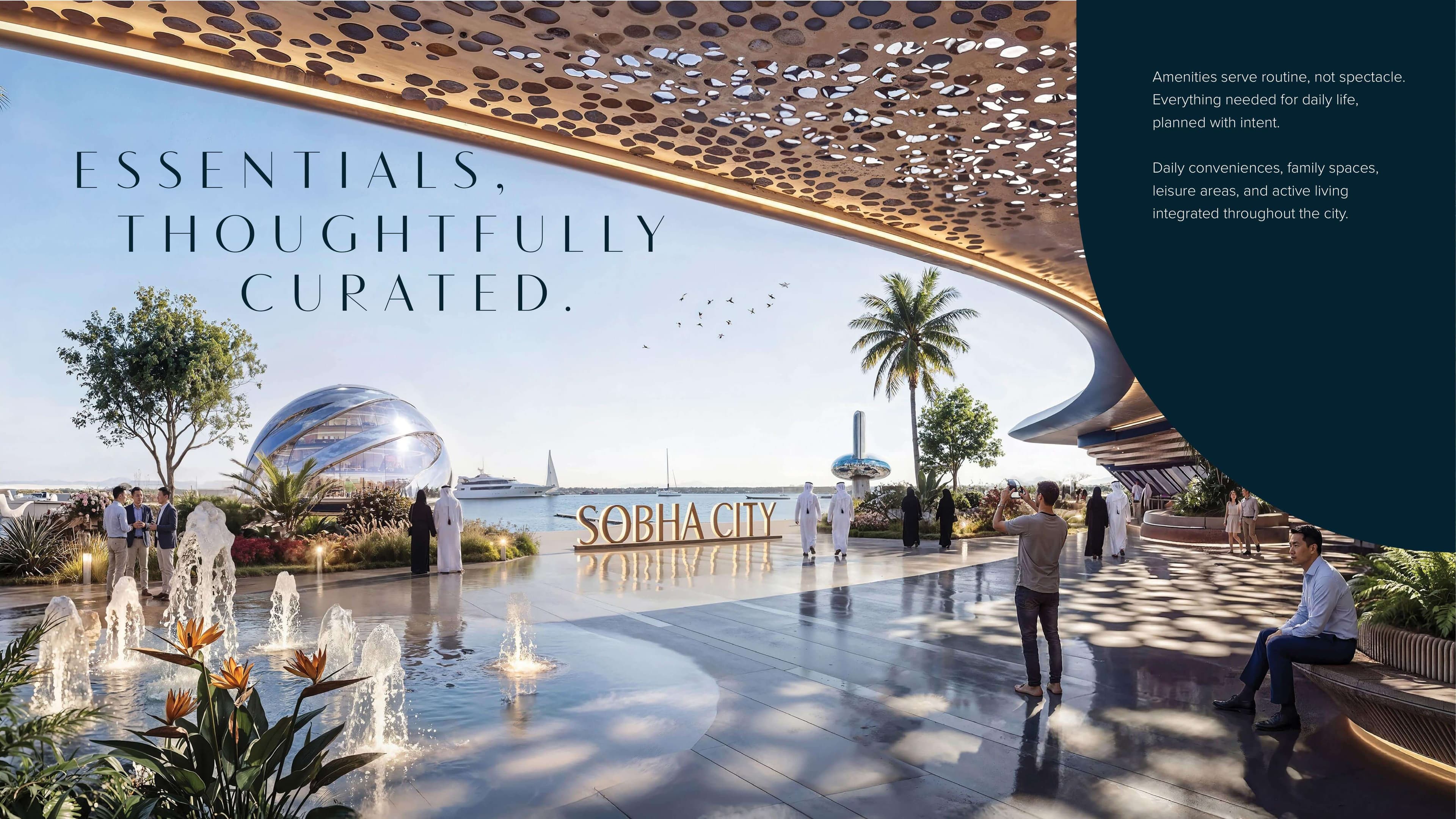 Sobha City Abu Dhabi amenity render