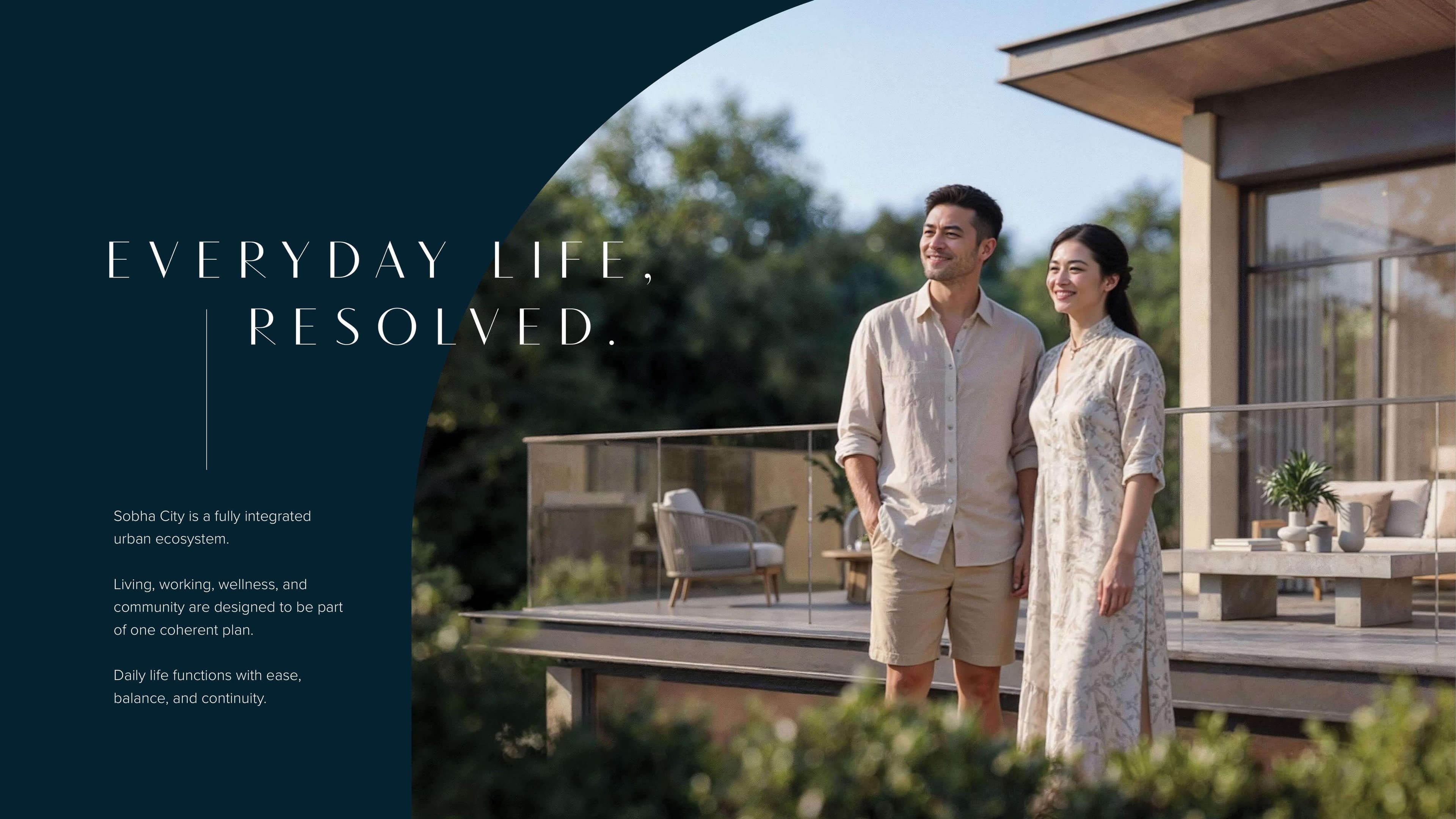 Sobha City Abu Dhabi residential lifestyle render