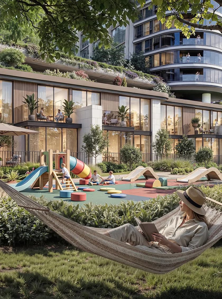 Sobha Sanctuary outdoor community render