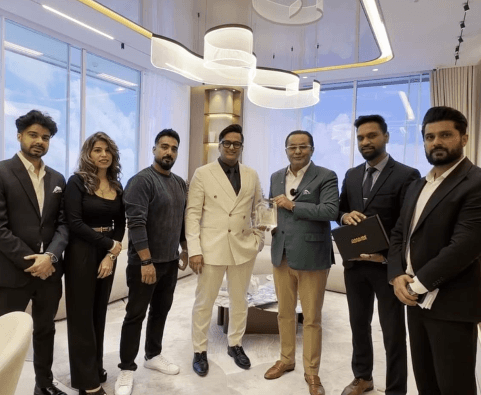 Myragate Realty team receiving a partner recognition award